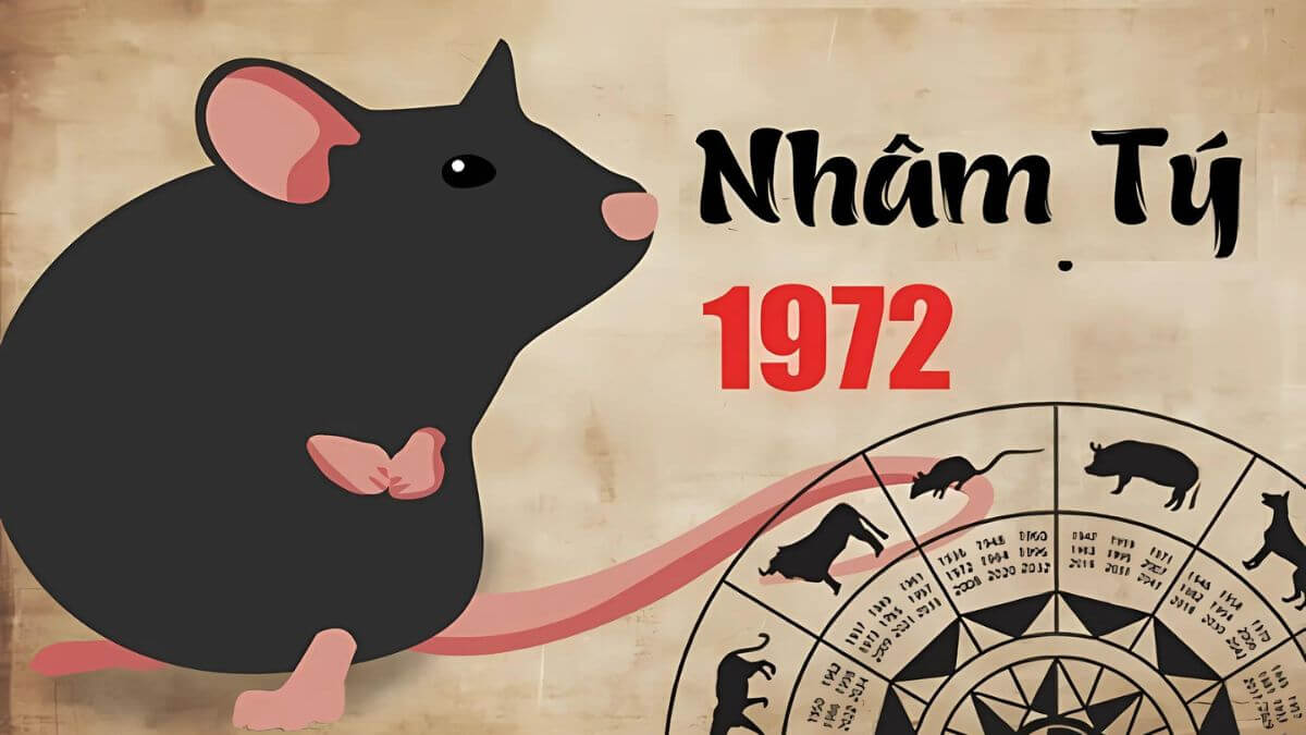 1972 mệnh gì? Giải mã tuổi Nhâm Tý, bản mệnh phong thủy & ứng dụng thực tiễn năm 2025